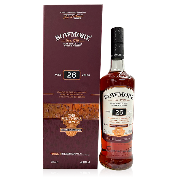 ボウモア ヴィントナーズ トリロジー 26年／Bowmore Vintner's Trilogy 26 Year Old – 新井勘二商店