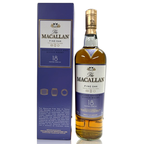 マッカラン／MACALLAN 18年 ファインオーク（並行） – 新井勘二商店